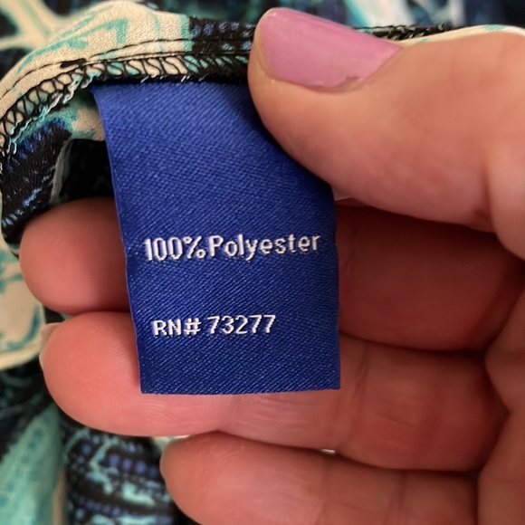 Apt. 9 Blouse V-Neck Front and Back Size XL - Picture 8 of 12